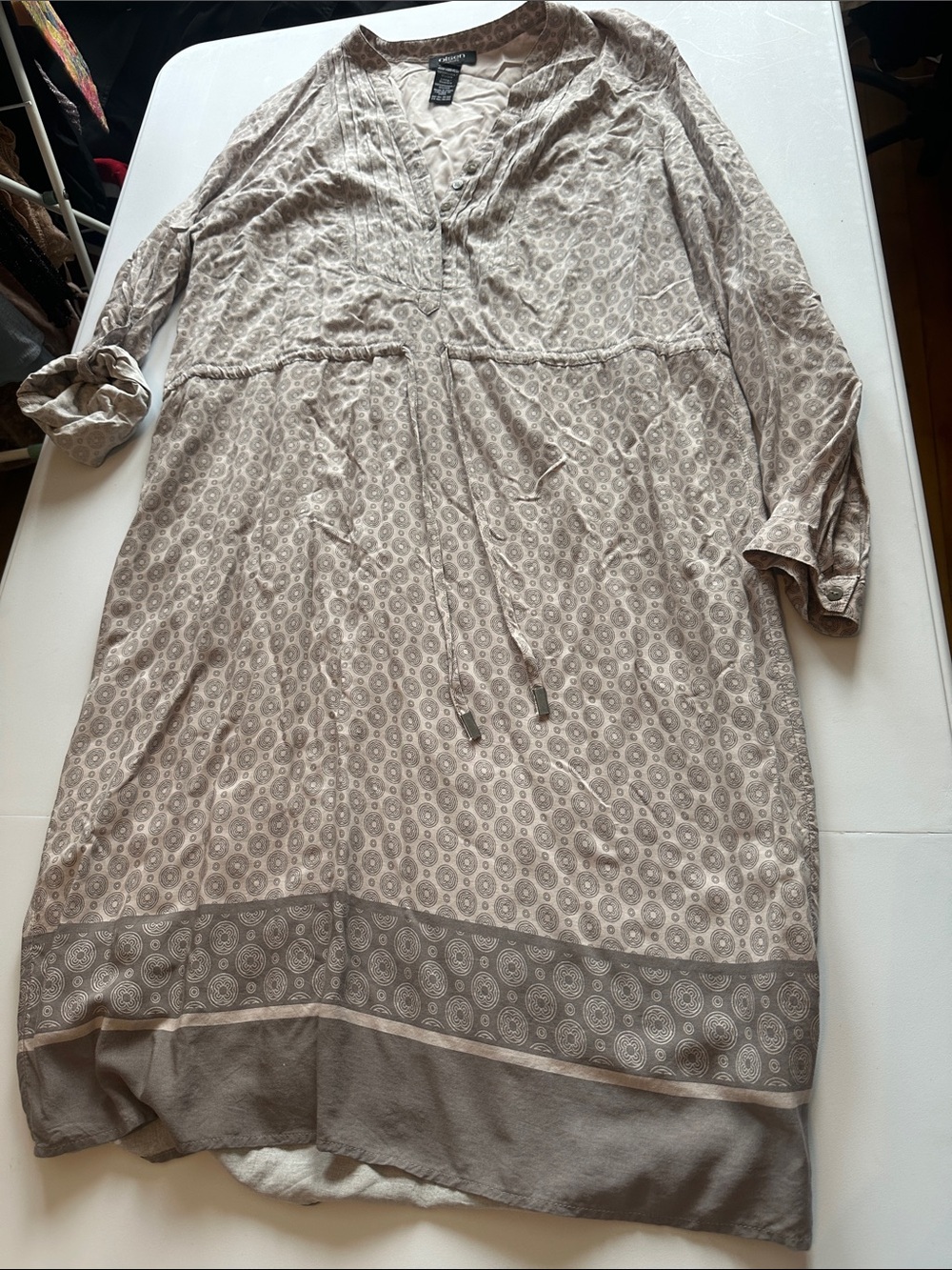 Olsen Europe Women's Cream Viscose Dress
